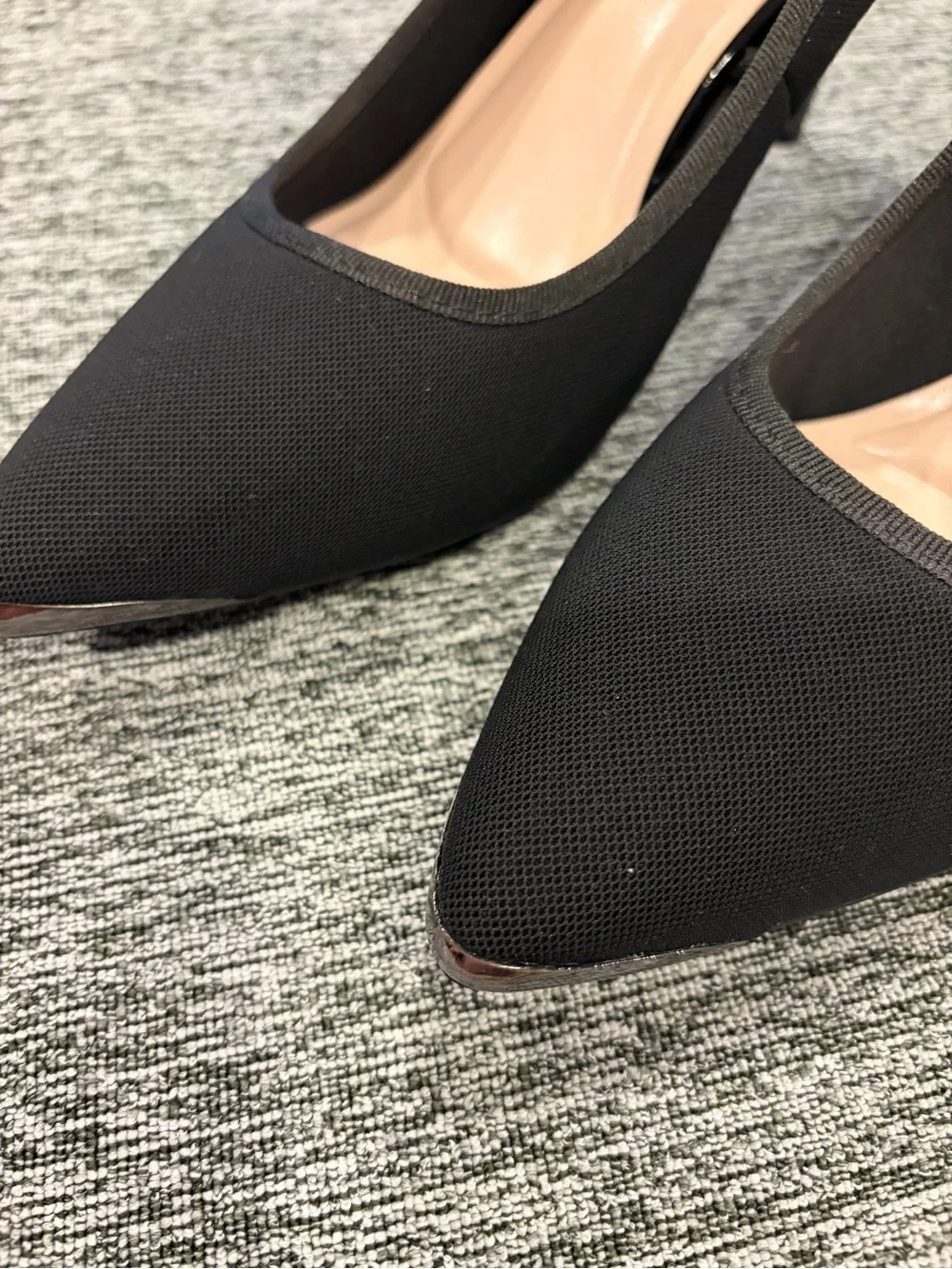Jones New York Black Pointed Toe Heels - Picture 3 of 5